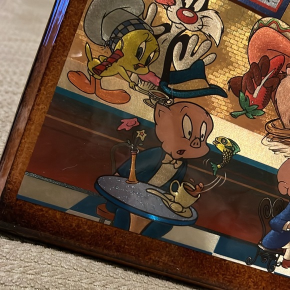 Vintage 1996 Looney Tunes - Manifestations “Magic Effects” Foil Art Photo - Picture 3 of 4